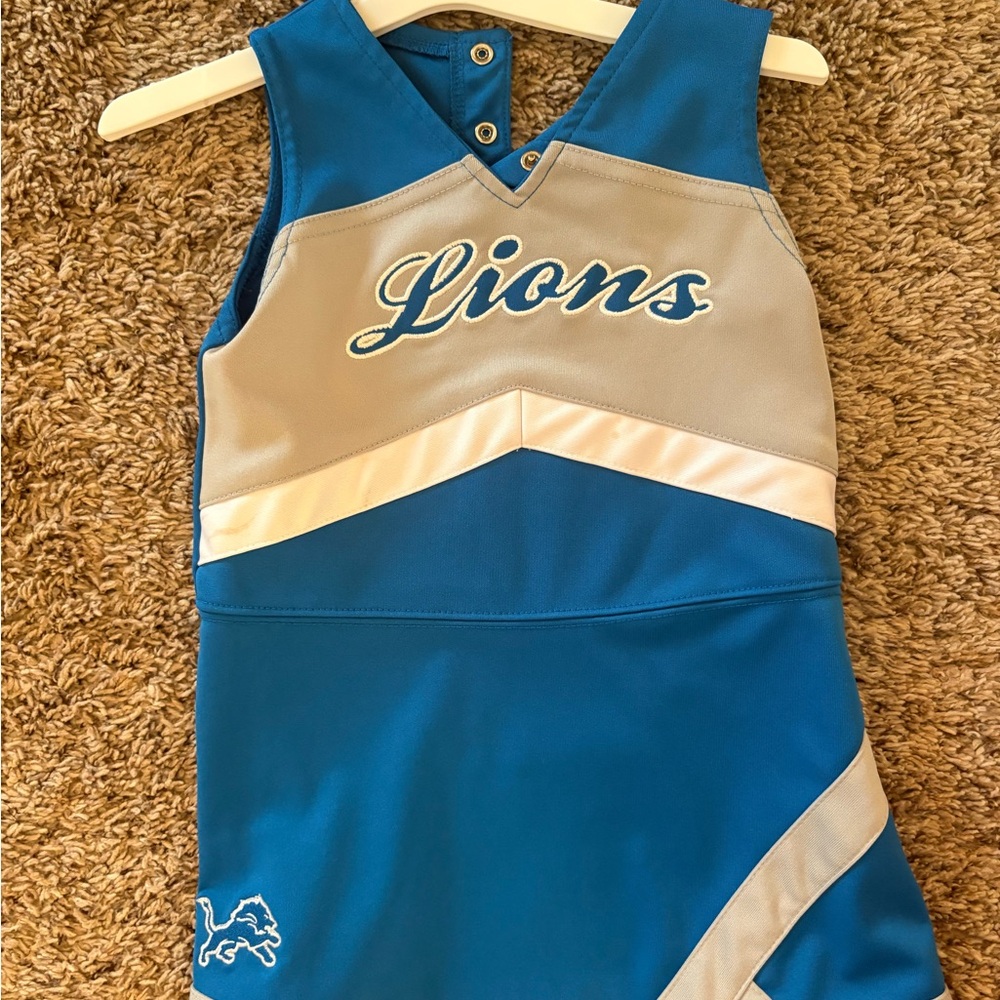 NFL Team Apparel Toddler Girls Blue Jersey